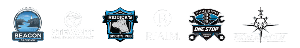 Logo Line up Designer Mike Morgan Designs Redding Ca