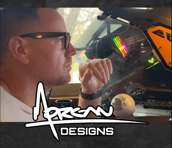 Mike Morgan Designing Redding artist designer 3d arts logo designer